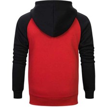 Iron Maiden Killers Kırmızı Renk Reglan Kol Kapşonlu Sweatshirt