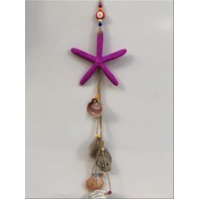 Yıldızlı Deniz Kabuklu Rüzgar Çanı Duvar Süsü