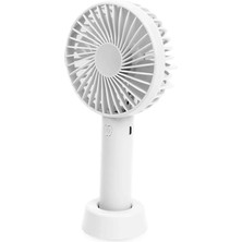 3 Kademeli Cep Boyu Sessiz Taşınabilir Mini Fan USB Şarjlı Pervaneli Soğutucu Küçük El Vantilatörü