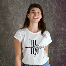 Run Kadın Baskılı T-Shirt