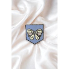 Yapıştırma Fiyonk Desenli Cep Aksesuar 2'li Paket