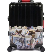 Money Rolled 22" Kabin Boy Valiz Şık ve Dayanıklı Seyahat Çantası