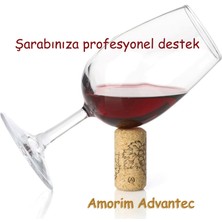 Şarap Mantarı Advantec®  100 Adet / 44 x 23 mm  (3 Yıl) Vakumlu Ambalaj!