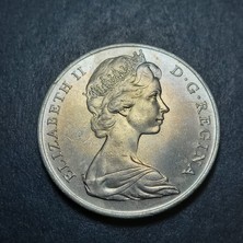 Escoines Koleksiyon 39963680162461081A 1969 1 Kron Cebelitarık Çil Eski Yabancı Madeni Para