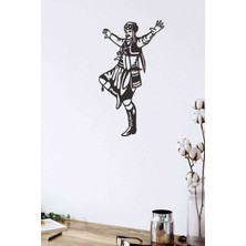 Zeybek Lazer Kesim Dekoratif Tablo Ahşap Duvar Süsü