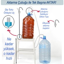 Mvinyo.club Şarap Aktarma ve Şişeleme Çubuğu – Pratik Sistem