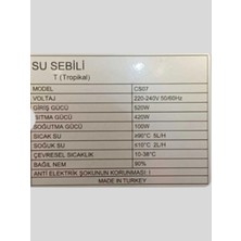Aquabir Cs07 Sıcak Soğuk Arıtmalı Su Sebili Pompalı Siyah
