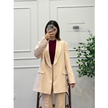 Lacivert Premium Astarlı Blazer Ceket