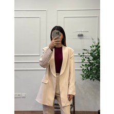 Lacivert Premium Astarlı Blazer Ceket