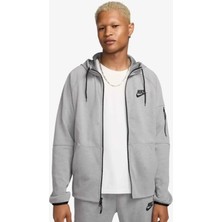 Nike Tech Fleece Full-Zip Hoodie Erkek Gri Spor Sweatshrit