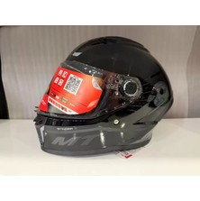 mt Helmets Stinger A12 Parlak Siyah Full Face Kask
