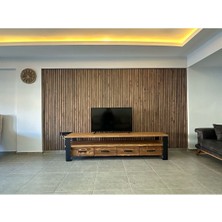 240 cm 12 Adet Kendinden Yapışkanlı Ahşap Çıta - Atlantik Çam