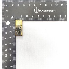 Boncadas 5X10 mm Deri Bileklik Kiliti Sembollü Mıknatıslı Kilit