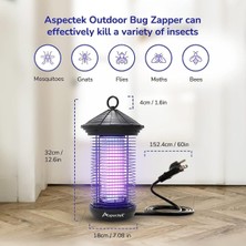 Böcek Öldürücü, Elektrikli Böcek Tuzağı, 20 W, Uv Işık, Sinek Öldürücü