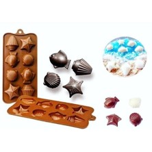 Teknotrust Deniz Ürünleri Silikon Çikolata Kalıbı 8 Li