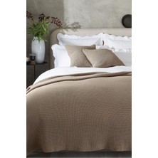 Lyra Throw, Yumuşak Pamuk Örgü Battaniye, 140 x 200 cm