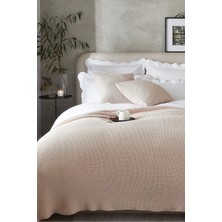 Lyra Throw, Yumuşak Pamuk Örgü Battaniye, 140 x 200 cm