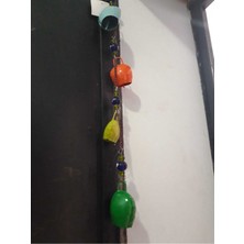 4 Zil Bakır Deprem Çanı Duvar Kapı Süsü