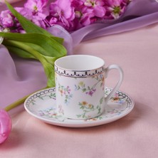 Karaca Minton Kahve Fincanı ve Tabağı 90 ml