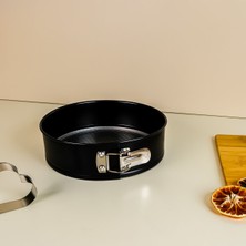 Teknotrust Kelepçeli Kek Kalıbı Gümüş Altın 24 cm