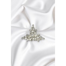 Yapıştırma Damla Taşlı Üçgen Form Aksesuar