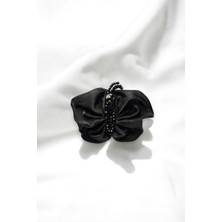 Boncuklu Detaylı Organze Kelebek Broş