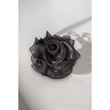 Iğneli Organze Gül Broş