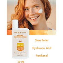 Golden Stone Cosmetics SPF 50 + Yüksek Koruyucu Yüz Güneş Kremi Karma Ve Yağlı Ciltler İçin