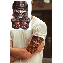 Joker Dövmesi Geçici Dövme Tattoo