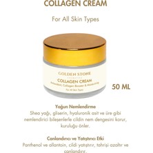 Golden Stone Cosmetics Karma ve Yağlı Ciltlere Özel Kolajen Yüz Kremi 50 ml