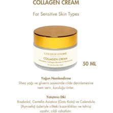 Golden Stone Cosmetics Hassas Ciltlere Özel Kolajen Yüz Bakım Kremi 50 ml