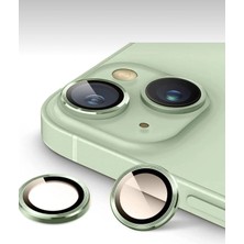 IPHONE 15 / 15 Plus Uyumlu Tempered Glass Kamera Lens Koruyucu