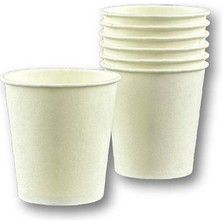 Ambalajın 2,5 Oz Beyaz Baskısız Karton Bardak Kahve, Çay, Shot