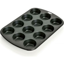 Teknotrust 12 Hazneli Muffin Kalıbı 38X27 cm