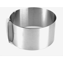 Teknotrust Narkalıp Ayarlanabilir Yuvarlak Kek Kalıbı 16 cm-30 cm Derinlik 8 cm