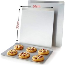 Teknotrust Narkalıp Paslanmaz Altlık 30X30 cm Kurabiye Çikolata Kek Pasta Teşhir