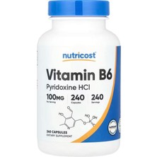 Nutricost Vitamin B6 100 mg 240 Capsules
