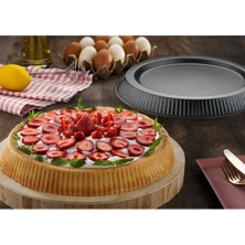 Teknotrust Diamond 30 cm Tart Kalıbı Siyah