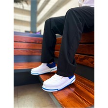 Signature Erkek Ayakkabı Beyaz   Sax Mavı