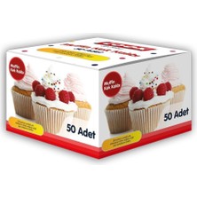 Teknotrust Muffin Kek Kalıbı 50 Adet