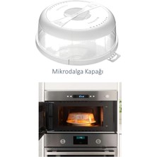 Teknotrust Prıckıg Mikrodalga Için Kapak, Şeffaf, 26 cm