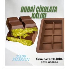 Teknotrust Dubai Çikolatası Yapma Kabı, Silikon, Bpa Free + Antiyel, Yerli Üretim