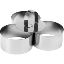 Teknotrust Narkalıp Yuvarlak Parfe Kalıbı 3 Lü Takım En-10 cm