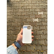 Apple iPhone 12/12 Pro Beyaz Lansman Uyumlu Içi Kadife Silikon Kılıf