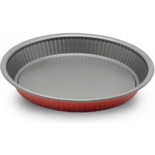 Teknotrust Loose Tart Kalıbı 28 cm Granit Kırmızı