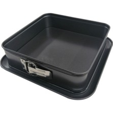 Teknotrust Kelepçeli Kare Kek Kalıbı 24X24X9,5 cm