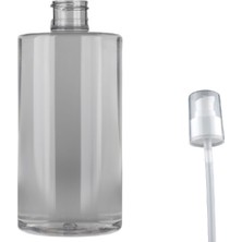 Ziylan 250 ml Şeffaf Plastik Şişe Sıvı Sabun Pompalı, 24 Adet,  Duş Jeli Şişesi, Kozmetik Şişe