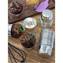 Teknotrust Muffin Kek Kalıbı Içi Gold Kaplama 20 Adet 50X39