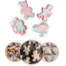 Teknotrust 3117 Basmalı Kopat Ginger Man Ayıcıklı Kurabiye Kalıbı Yılbaşı Özel