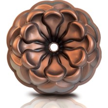 Teknotrust Granit Döküm Magnolia Kek Kalıbı Bakır